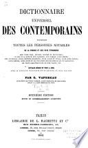 Dictionnaire universel des contemporains