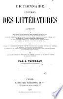 Dictionnaire universel des littératures