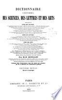 Dictionnaire universel des sciences, des lettres et des arts