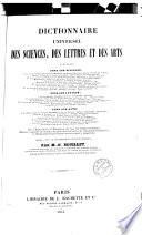 Dictionnaire universel des sciences, des lettres et des arts