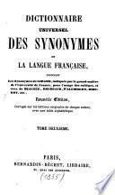 Dictionnaire universel des synonymes de la langue française