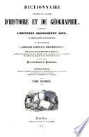 Dictionnaire universel et classique d'histoire et de géographie, comprenant l'histoire proprement dite, la biographie universelle, la mythologie, la géographie ancienne et la géographie moderne,sur le plan du dictionnaire de Bouillet, ... et mis en ordre par une Société de professeurs