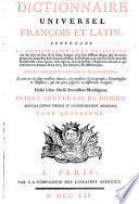 Dictionnaire Universel Francois Et Latin