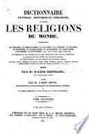 Dictionnaire universel, historique et comparatif de toutes les religions du monde