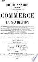 Dictionnaire universel théorique et pratique du commerce et de la navigation
