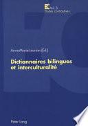 Dictionnaires bilingues et interculturalité
