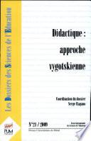 Didactique: approches vygotskienne