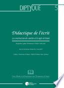 Didactique de l'ecrit