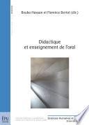 Didactique et enseignement de l'oral