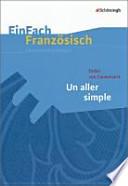 Didier de Cauwelaert, Un aller simple