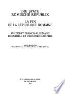 Die späte römische Republik