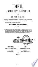Dieu, l'âme et l'enfer, ou Le prix de l'âme