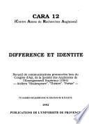 Différence et identité