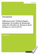 Différences entre L'Historia Regum Britanniae de Geoffrey de Monmouth (Liber IX, 156-158) et le Roman de Brut de Wace (vv. 10171-10774)