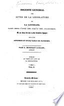 Digeste général des actes de la législature de la Louisiane