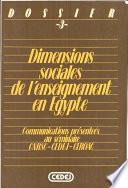 Dimensions sociales de l’enseignement en Égypte