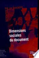 Dimensions sociales du document