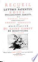 Diplomata pontificia et regia, ordini regulari et hospitali Sancti Spiritus Monspeliensis concessa. Cum aliquot notis Latinis et Gallicis, gravioris momenti observationibus nonnullis constitutionibus præfixis. In duos tomos distributa. Tomus primus -2.[Frater Joannes Antonius Tousart]