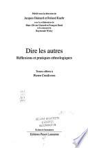 Dire les autres