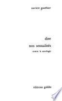 Dire nos sexualités