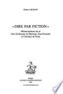 Dire par fiction