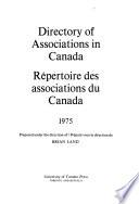 Directory of Associations in Canada
