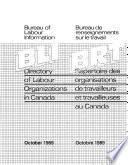 Directory of Labour Organizations in Canada