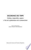Discordance des temps