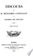 Discours à la Chambre des Députés
