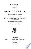 Discours Choisis De M. T. Cicéron