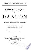 Discours civiques de Danton