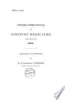 Discours d'ouverture: Congrès International des sciences médicales, Amsterdam 1879