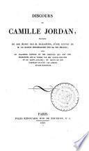Discours de Camille Jordan