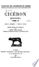 Discours [de] Cicéron ...