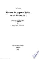 Discours de l'empereur Julien contre les chrétiens