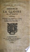 Discours de la gloire de la France