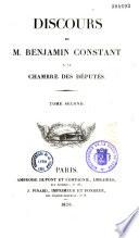 Discours de M. Benjamin Constant à la Chambre des députés