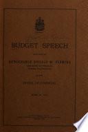 Discours Du Budget