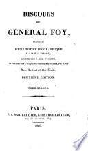 Discours du Général Foy