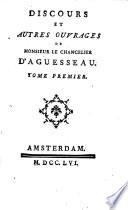 Discours Et Autres Ouvrages