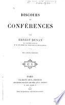 Discours et conférences