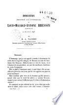 Discours prononcé aux funérailles de Louis-Maurice-Antoine Bresson, architecte
