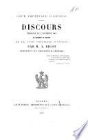 Discours prononcé le 3 novembre 1865 à l'audience de rentrée de la cour impériale d'Angers