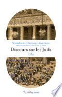 Discours sur les juifs 1789