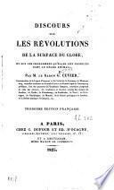 Discours sur les révolutions de la surface du globe