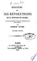 Discours sur les révolutions de la surface du globe