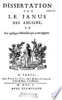 Dissertation sur le Janus des anciens et sur quelques médailles qui y ont rapport