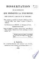 Dissertation sur les différences que présente la pneumonie chez l'enfant, l'adulte et le vieillard; thèse, etc