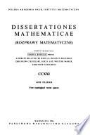 Dissertationes Mathematicae