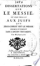 Dissertations sir le messie